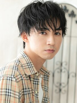 モッズヘアメン 札幌月寒店(mod's hair men) 不揃いな毛束が生み出すウェットスタイルマッシュd札幌月寒