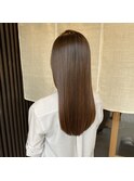 【丸山】ナチュラルストレート/ロングレングス/酸性矯正
