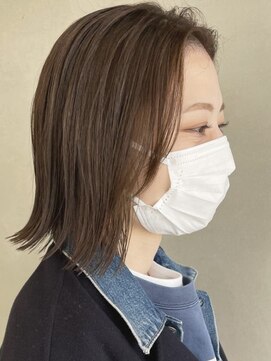 エルロンバイマフェ(AILERON by mahae) 【外ハネミディアム】前髪なしでクールな印象に