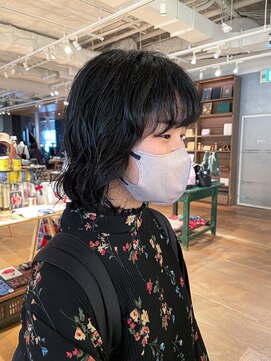 ヘアーエスクールシーユー 枚方T-SITE店(hair S.COEUR×Cu) パーマ　パーマウルフ