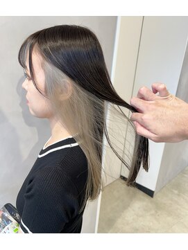 エイト ヘアサロン 渋谷本店(EIGHT) インナーカラー×ホワイトベージュ