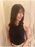韓国風レイヤーヘアー