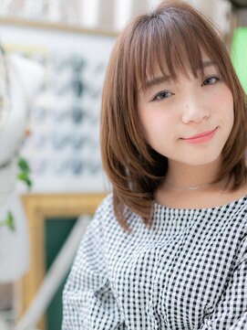 カバーヘア ブリス 戸田公園西口店(COVER HAIR bliss) ★インナーグレージュカラー前下がりレイヤー20代30代40代★10