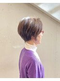 40代50代小顔似合わせカットくびレイヤーエモージュ大人可愛い