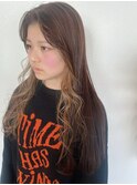 20代30代大人可愛いゆるふわポイントカラー