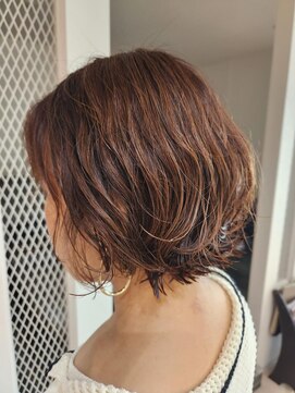 ヘアーデザイン ビビッドリンク(HAIR DESIGN VIVID link) ゆるパーマボブ