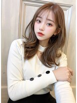 オリジンズヘアーセカンド 守谷店(Origins hair 2nd)&nbsp;韓国風くびれヘア×ベージュ系カラー×BYKARTE TR