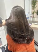 レイヤーカットハイライトショートヘアイルミナカラーオージュア
