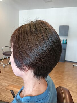 クラール ヘアー(Klar Hair) 和漢ハーブカラー＋トリートメントでツヤツヤショートカット