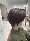 小顔ショート束感ショート