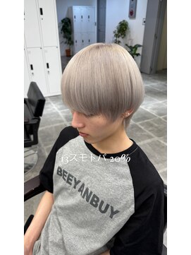 ペレ 栄店(PELE) デザインカラー/レイヤーカット/ウェットヘア/オリーブベージュ