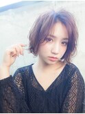 重軽×イルミナカラー×ヘルシーレイヤー×丸みショートボブ