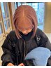 《人気のハイ透明感♪》カット＋ブリーチ1回ダブルカラー16000円
