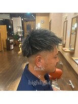 シェロヘア(cielo HAIR)&nbsp;フェード×ハイライト