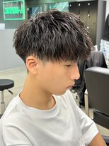 エルマーク 梅田(L-MARK) マッシュスパイラルパーマツイストスパイラル波巻きメンズ