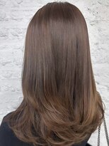 リア(riah) ブリーチなしダブルカラーレイヤーカット韓国ヘア