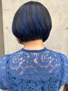 モリオ(morio) *愛されかわいいグラデーションボブアンブレラカラー30代40代3