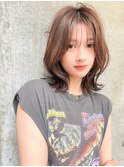 【kate 大宮】ミルクティーブラウン×くびれボブスタイル