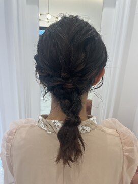 モア 岡崎(more) 【編みおろしミディアム】ヘアセット/more岡崎店  大山