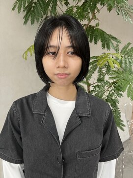 クム 横浜(qumu) 小顔ショート×ショートボブ　qumu横浜