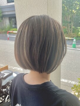 リリー(Lily) ミニボブ×しっかりハイライト【中央林間LILY】野田