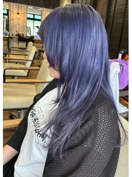 ヘアショップエヌアンドエー 久喜店(hairshop N&A) 透明感あふれる!ラベンダーアッシュミディ/ブリーチ/ハイトーン