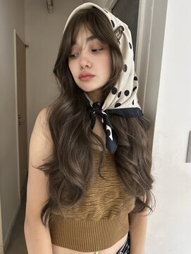 メゾンアクア 表参道(Maison ACQUA) ☆ブリーチなしダブルカラー オリーブ オリーブベージュ