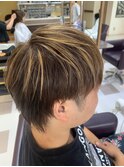 メンズメッシュカラー