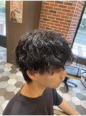 波巻きパーマ/MEN'S HAIR