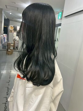 キング 心斎橋店(K!ng) ハイライトカラーミルクティーベージュレイヤーカット