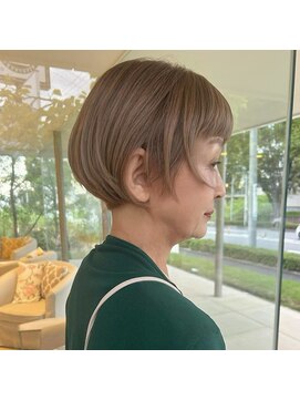 ユウヘアー 大高店(U Hair) ミセスハイトーンベージュ60代70代