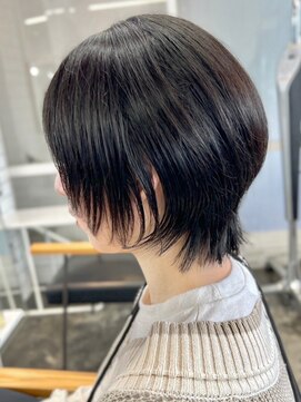 オジョマノ(OjOmano) (c14)大人ショートハイライト髪質改善キッズカット前髪30代40代