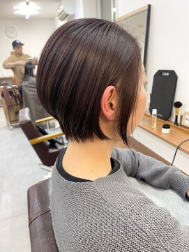 白髪染め可 ボブショート ビフォアー＆アフター