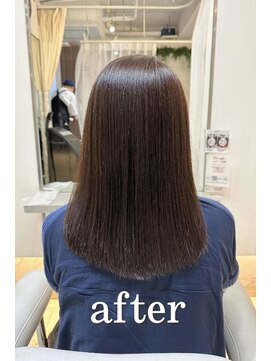 【髪質改善ストレート】美髪トリートメント＋カット＋縮毛矯正