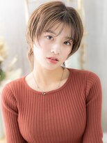 カバーヘア ブリス 上尾西口店(COVER HAIR bliss)&nbsp;韓国風透明感カラーハイレイヤーウルフショートh4上尾30代40代