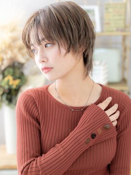 カバーヘア ブリス 大宮西口(COVER HAIR bliss) 韓国風透明感カラーハイレイヤーウルフショートh4大宮30代40代