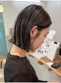 バレイヤージュカラーミックスカラー脱白髪染め◎20代～50代