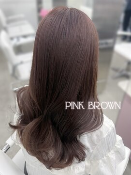 エヌアイ オモテサンドウ(ni omotesando) ☆ツヤ感たっぷりピンクブラウン☆