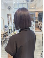 ナンバー エアロ 横浜(N° +aero)&nbsp;ラベンダーグレー×ぷつっとボブ