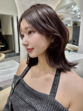 ロンドネートゥル 新潟(Lond naitre) ダークアッシュ/似合わせカット/レイヤーカット(新潟/万代）