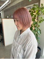メルシー 福岡天神店(Merci)&nbsp;ピンクベージュ☆レイヤーボブ Ayumi ボブ/髪質改善/福岡/天神