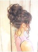 【AnFyeforprco】ふわふわゆるお団子アップ☆花嫁様にも