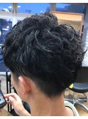 ツーブロックナチュラルパーマ