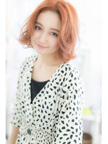 ヘアアンドビューティー ミック(Hair & Beauty miq)&nbsp;センターパート＆ラブカラーで♪垢抜けボブディ