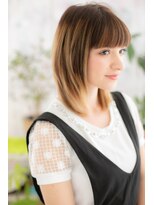 ミック ヘアアンドビューティー 大山店(miq  Hair&Beauty)&nbsp;ハイライトグラデーションで外国人風グラマラスb