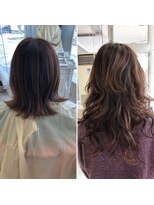 ヘアーアンドビューティー ギブリ(Ghibli)&nbsp;シールエクステ80本装着ででロングヘアー！