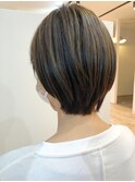 丸みショートボブ
