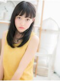大人かわいい濡れ髪感…小顔黒髪ストレートc5上尾20代30代40代
