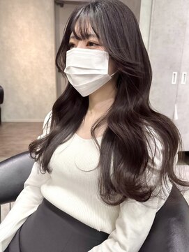 シティ(CITY) レイヤーカット 韓国 グレージュ カラー トリートメント