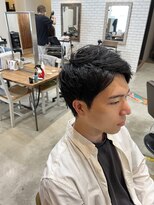 ディッシュ 五反田(dish)&nbsp;五反田駅美容室★爽やかメンズ/アップバング